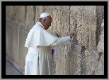 Ściana płaczu, Papież, Franciszek